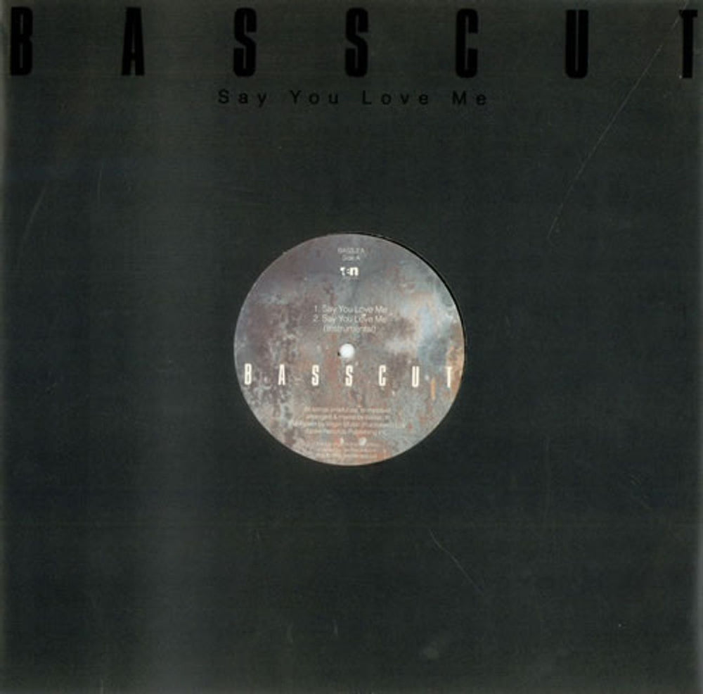 Basscut Say You Love Me UK Promo 12" vinyl single (12 inch record / Maxi-single) BASS2