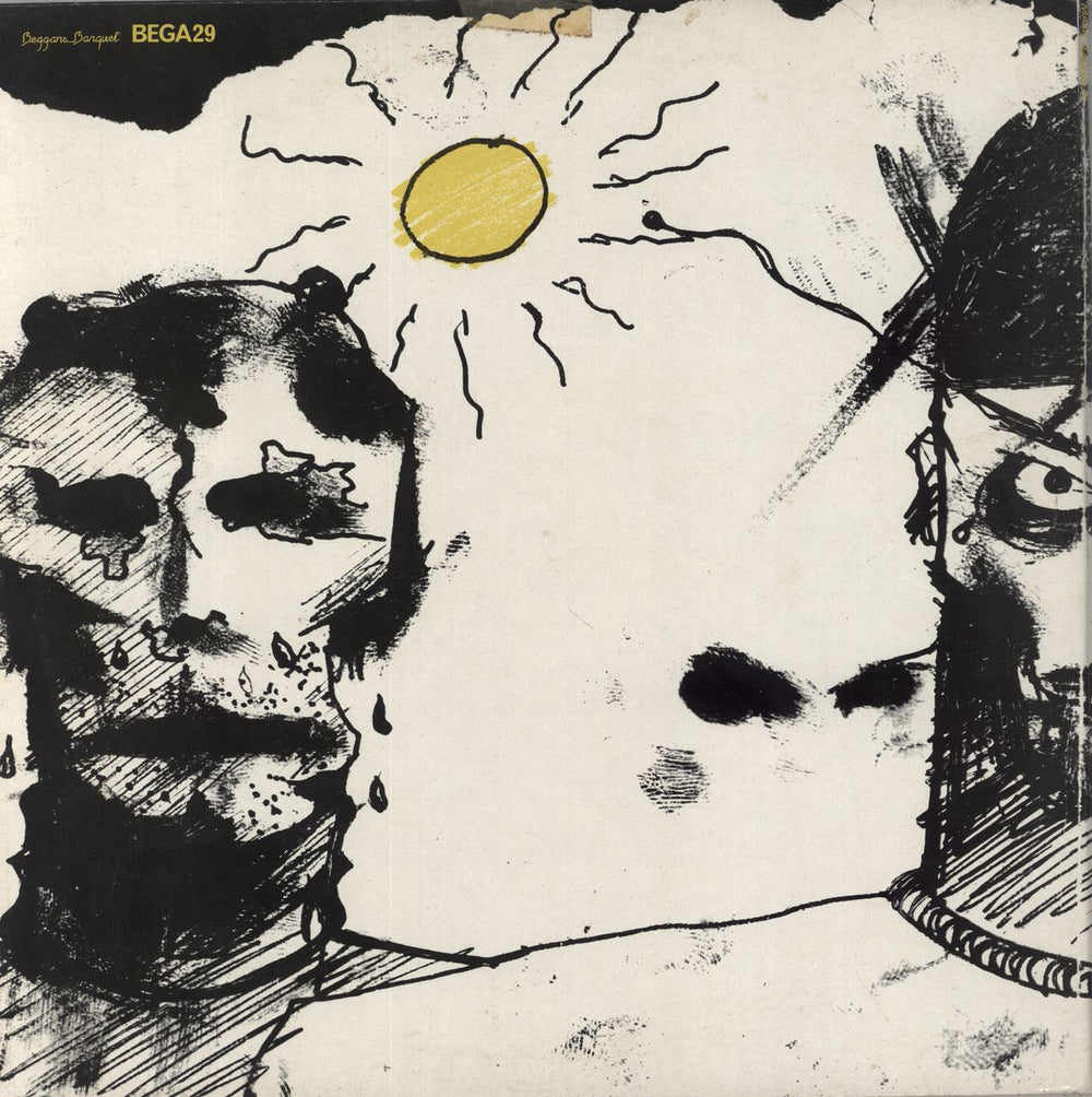 Bauhaus Mask [White Text] UK vinyl LP album (LP record)