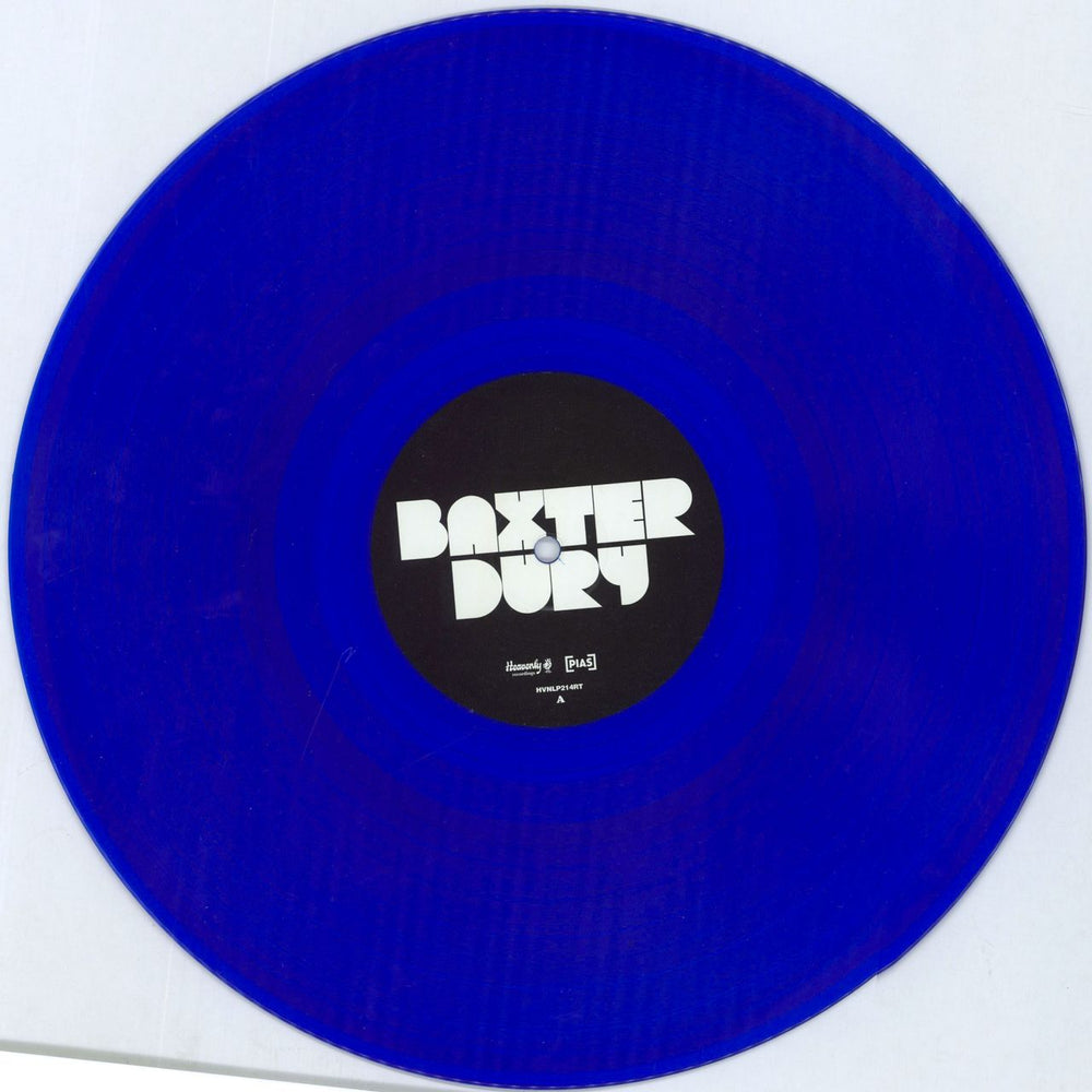 Baxter Dury I Thought I Was Better Than You: Rough Trade Edition - Blue Vinyl + CD UK vinyl LP album (LP record) BXDLPIT816371