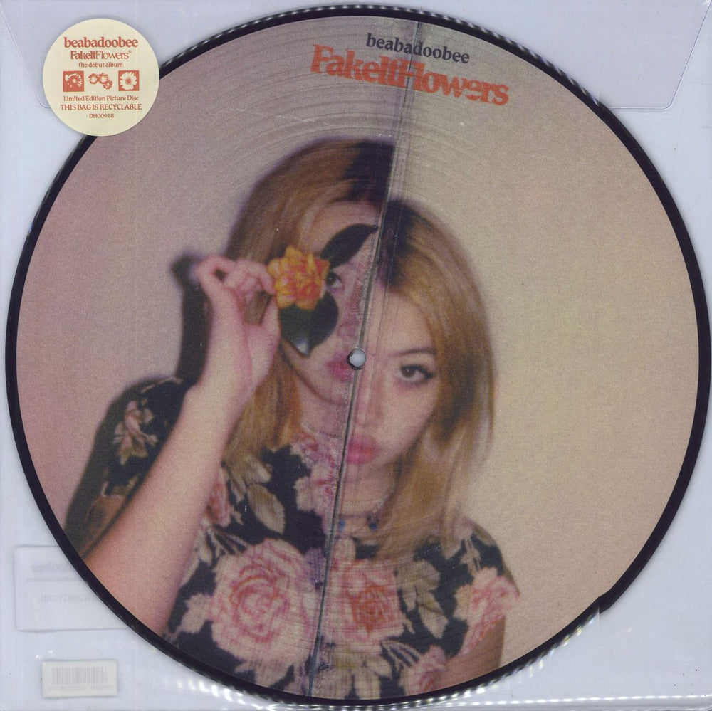 Beabadoobee Fake It Flowers UK picture disc LP (vinyl picture disc album) DH00918