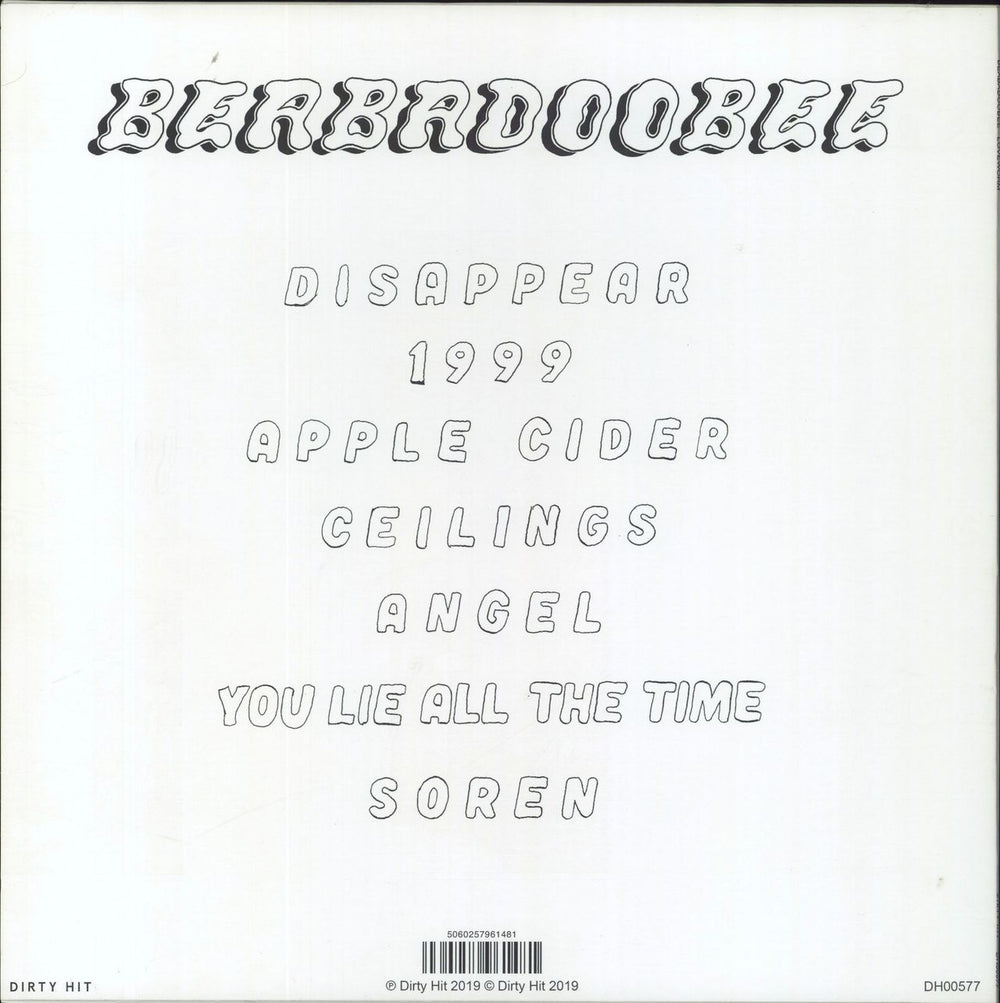 Beabadoobee Loveworm - Pink Vinyl US 12" vinyl single (12 inch record / Maxi-single) 5060257961481