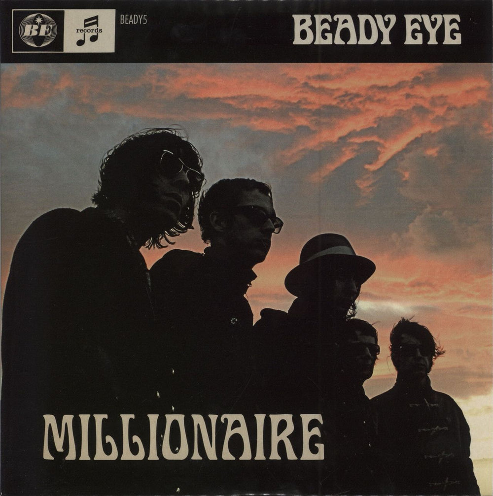 Beady Eye Millionaire - Numbered Sleeve UK 7" vinyl single (7 inch record / 45) BEADY5