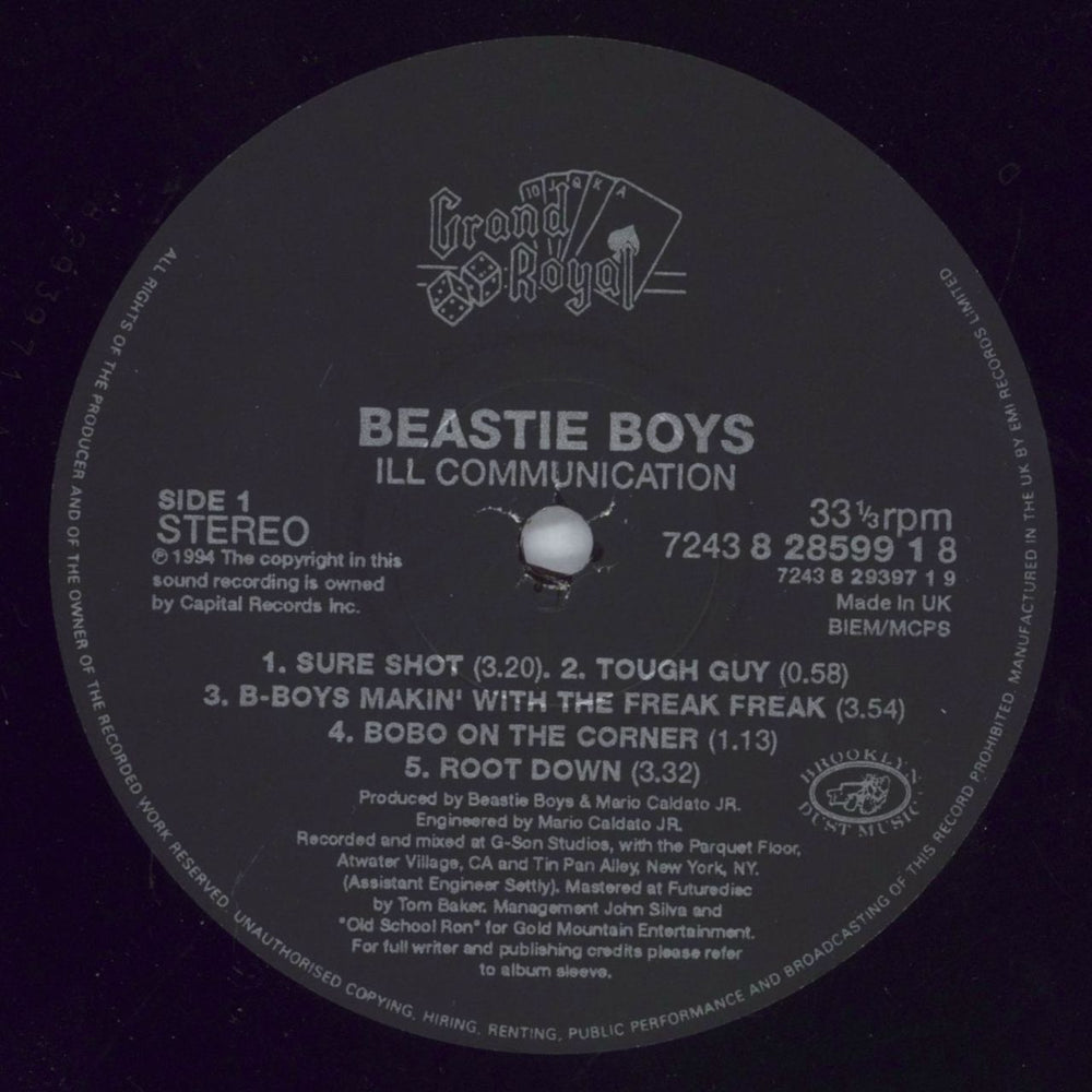 Beastie Boys Ill Communication - Numbered - Promo Stickered UK 2-LP vinyl record set (Double LP Album) BEA2LIL824157