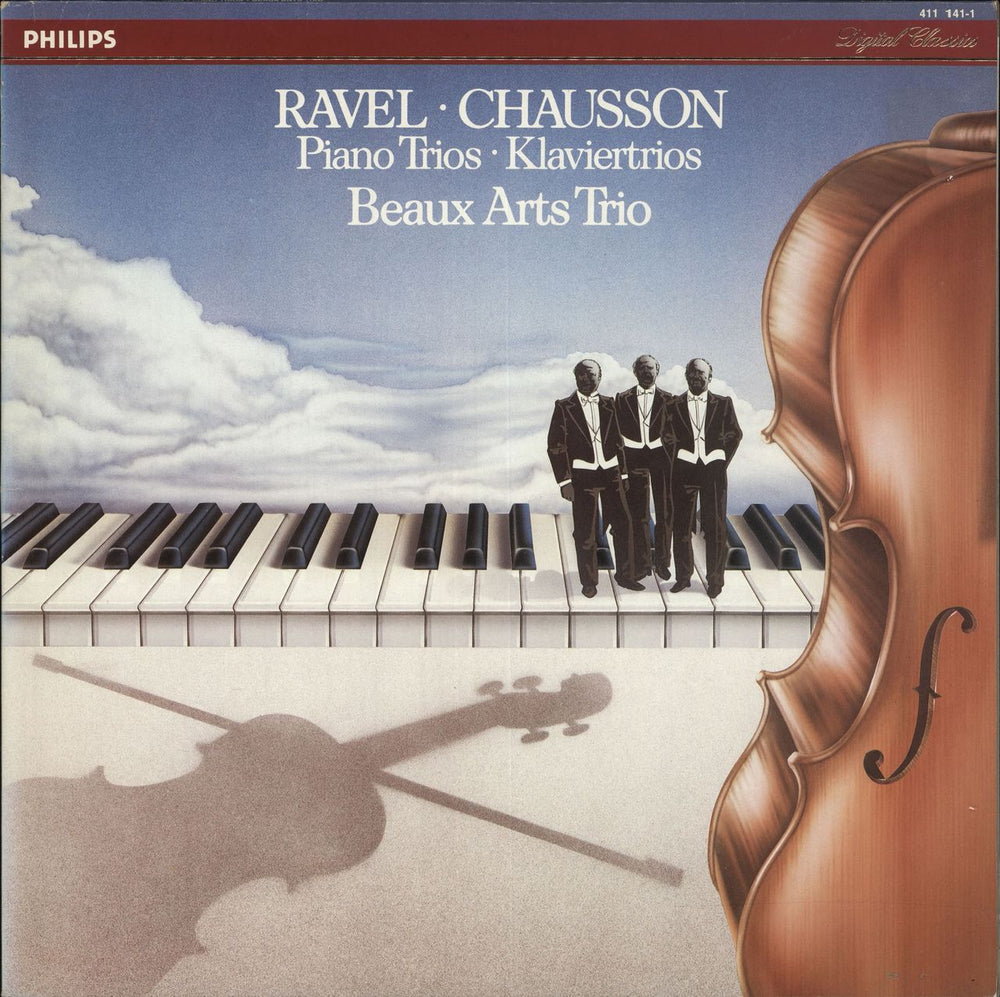 Beaux Arts Trio Ravel & Chasson Piano Trios Dutch vinyl LP album (LP record) 411141-1