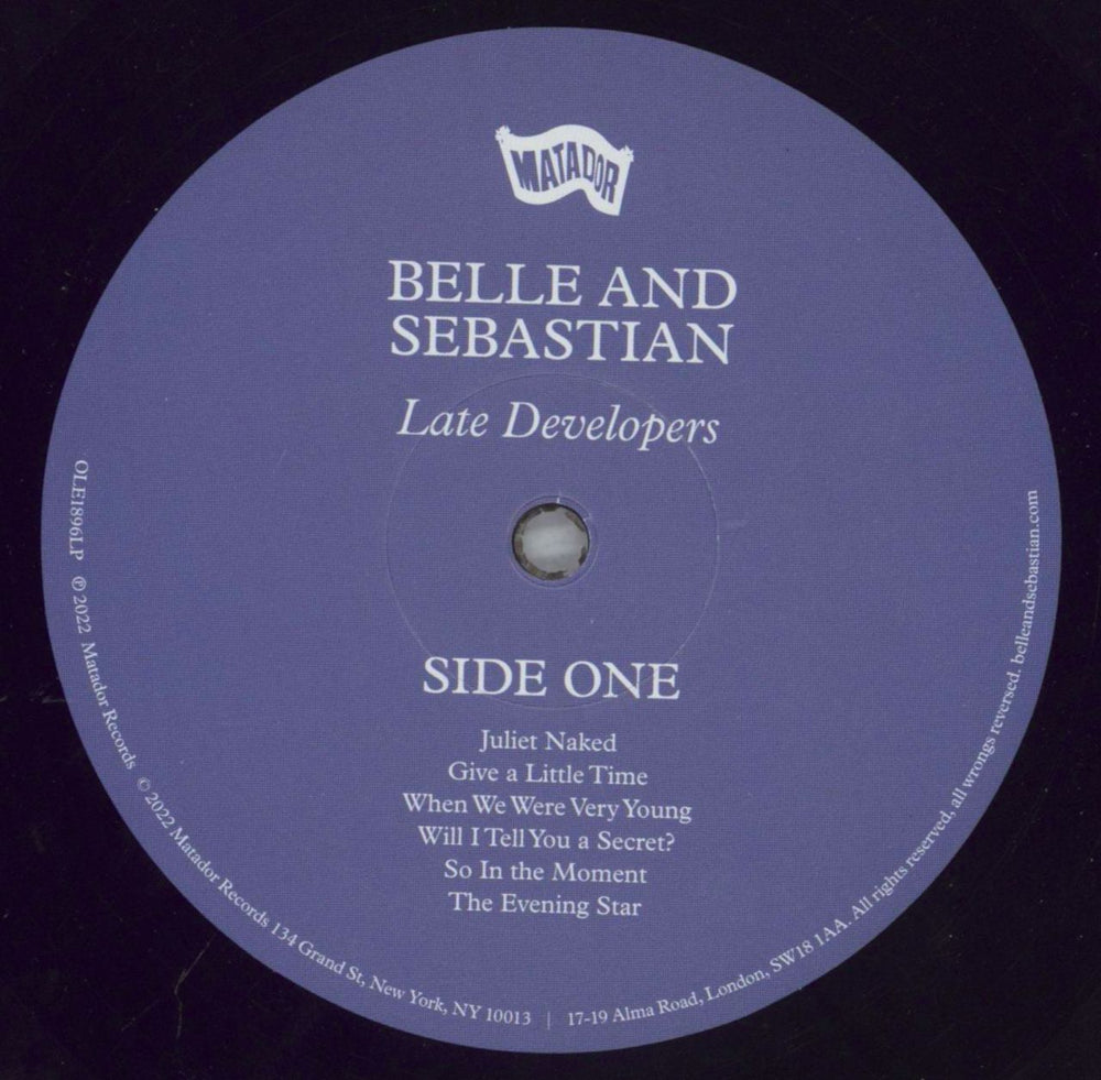 Belle & Sebastian Late Developers - Optimal Pressing UK vinyl LP album (LP record) B&SLPLA822108