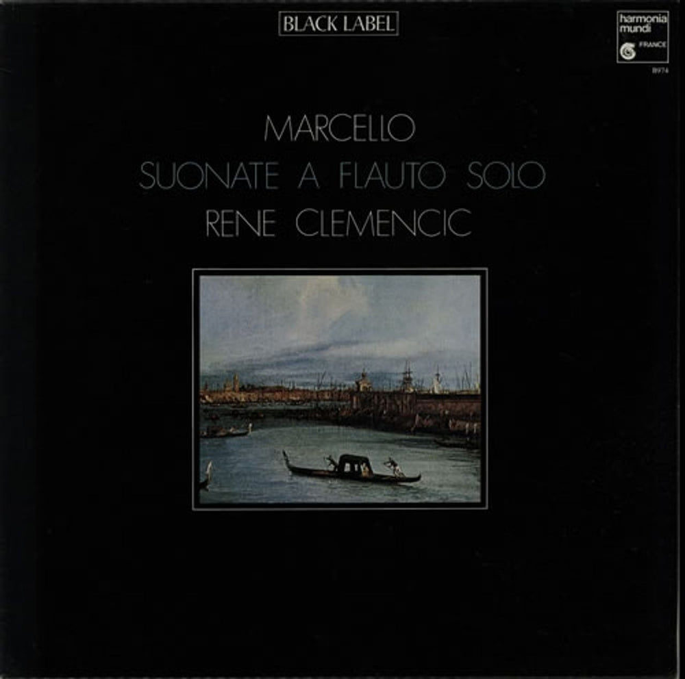 Benedetto Marcello Suonate A Flauto Solo French vinyl LP album (LP record) HM974