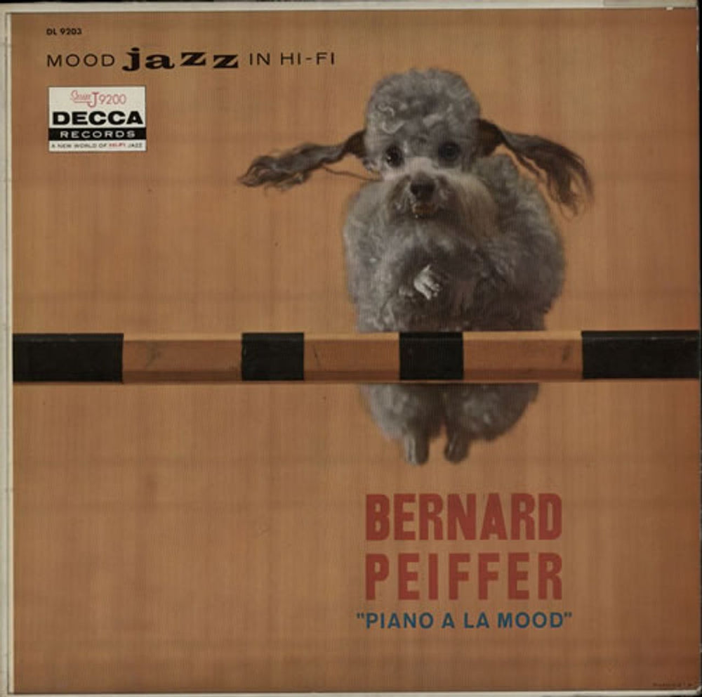Bernard Peiffer Piano A La Mood US vinyl LP album (LP record) DL9203