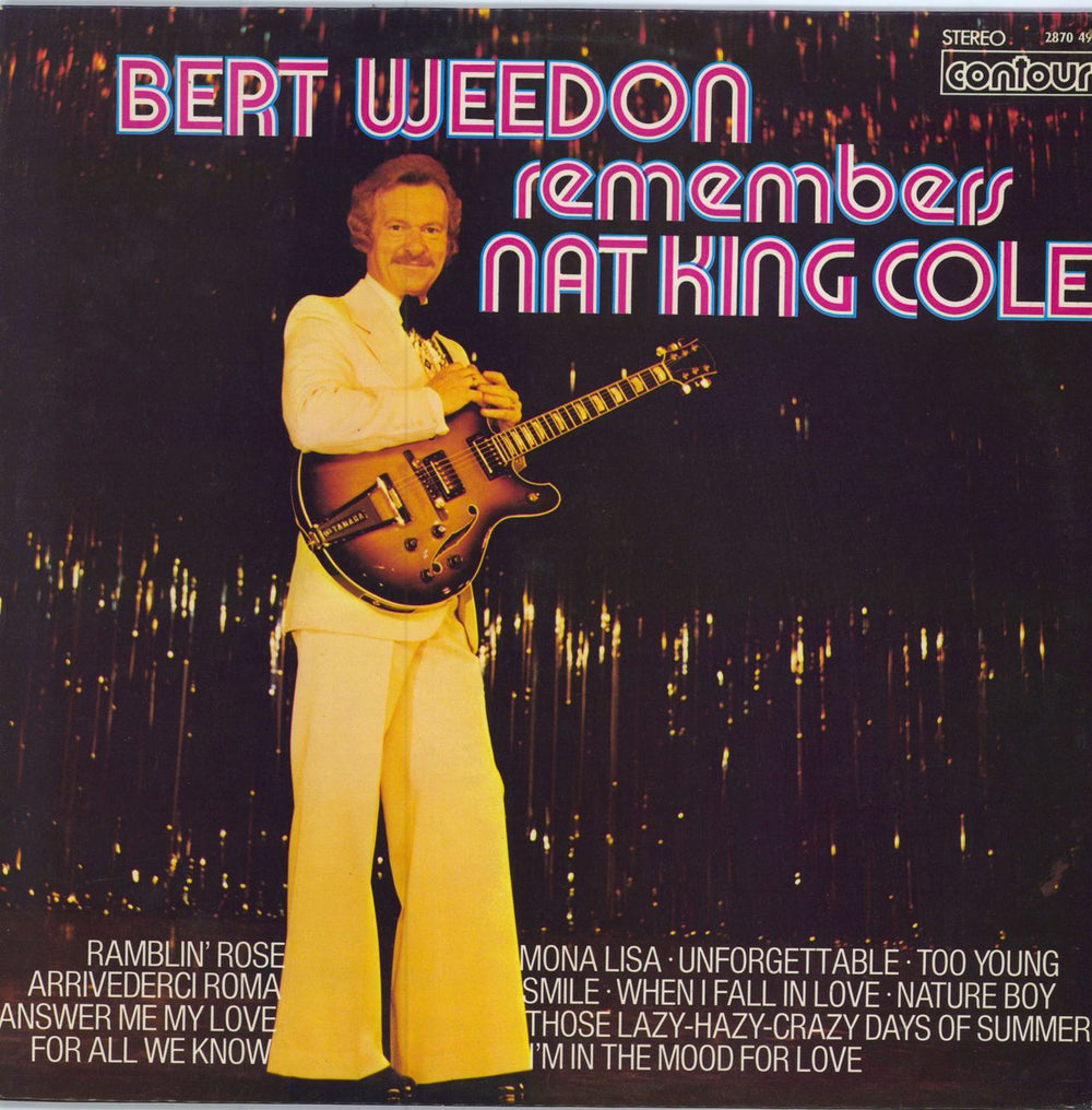 Bert Weedon Bert Weedon Remembers Nat King Cole UK vinyl LP album (LP record) 2870495