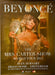 Beyoncé Mrs Carter World Tour Poster Dutch Promo poster POSTER