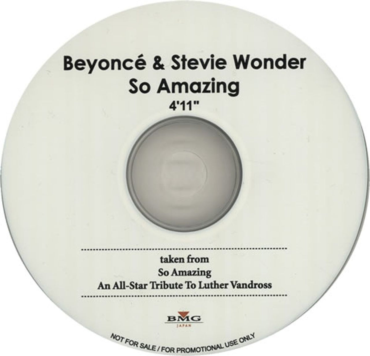 Beyoncé So Amazing Japanese Promo CD-R acetate — RareVinyl