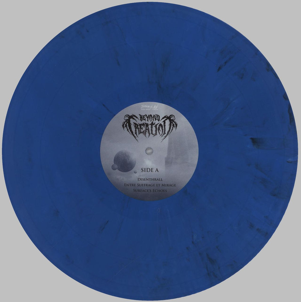 Beyond Creation Algorythm - Blue Marble Vinyl French 2-LP vinyl record set (Double LP Album) 6H72LAL823832