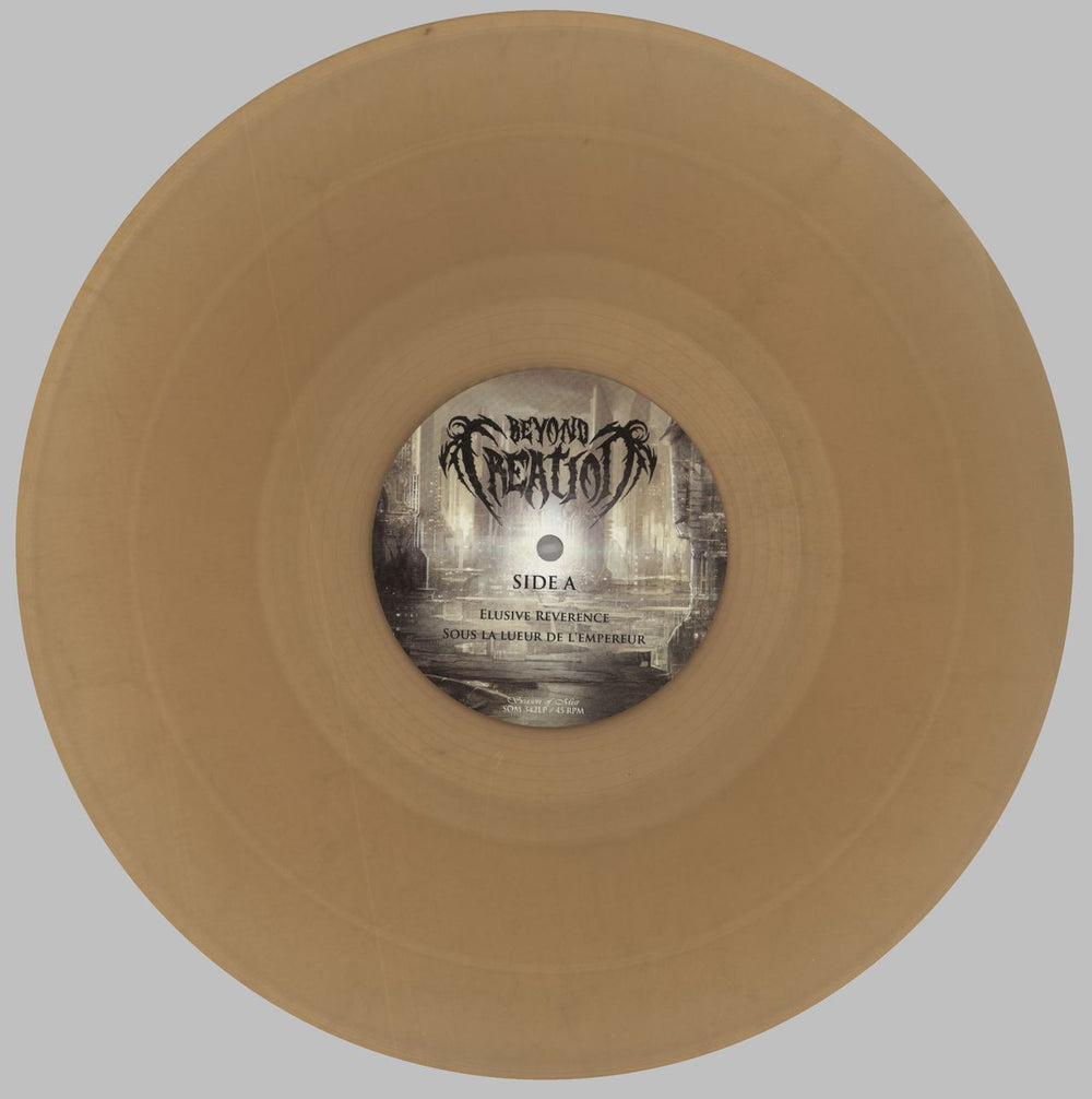 Beyond Creation Earthborn Evolution - Transparent Gold Vinyl French 2-LP vinyl record set (Double LP Album) 6H72LEA823830