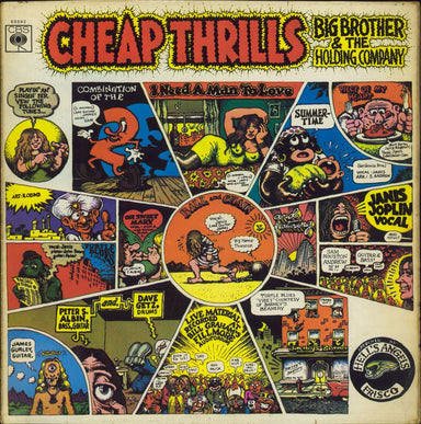 Big Brother & The Holding Company Cheap Thrills - 1st Stereo UK vinyl LP album (LP record) 63392