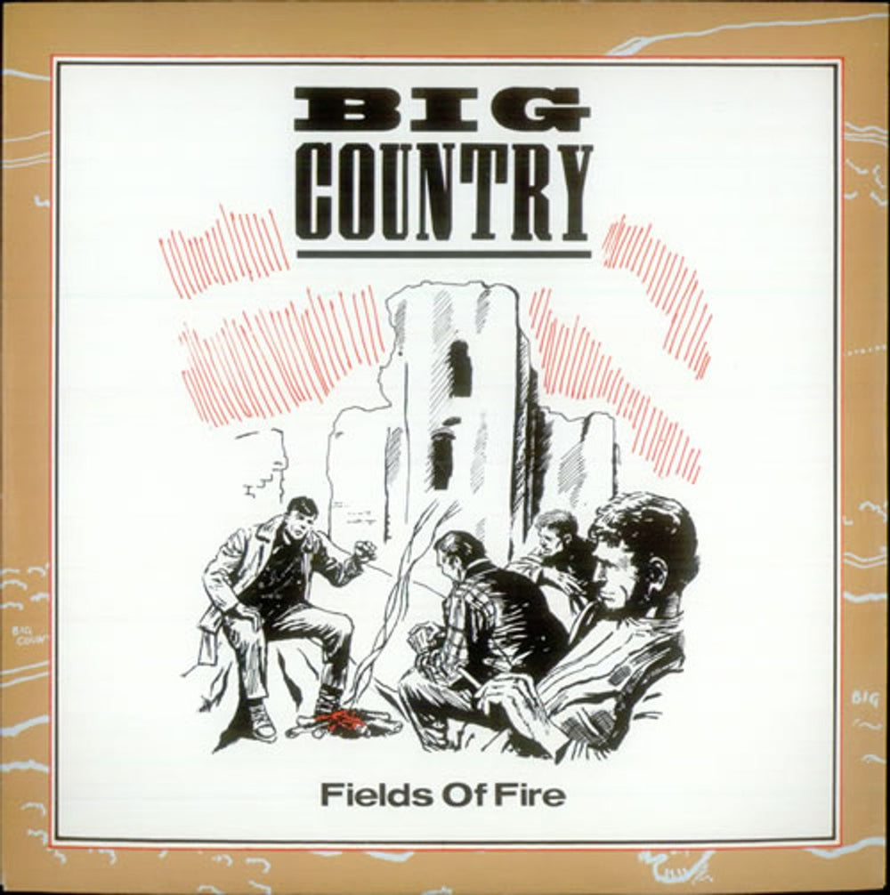 Big Country Fields Of Fire - Glossy Sleeve UK 7" vinyl single (7 inch record / 45) COUNT2