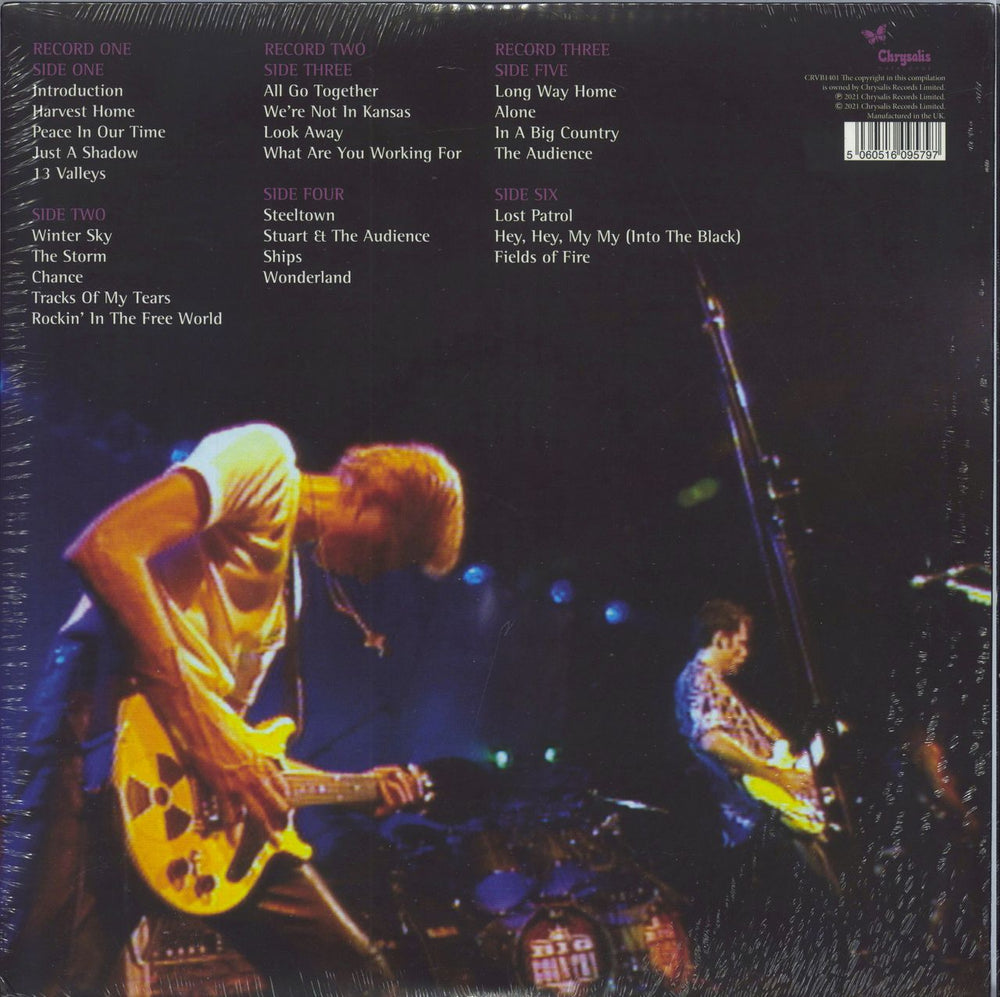 Big Country Without The Aid Of A Safety Net (Live) - 180gm - Sealed UK 3-LP vinyl record set (Triple LP Album) 5060516095797