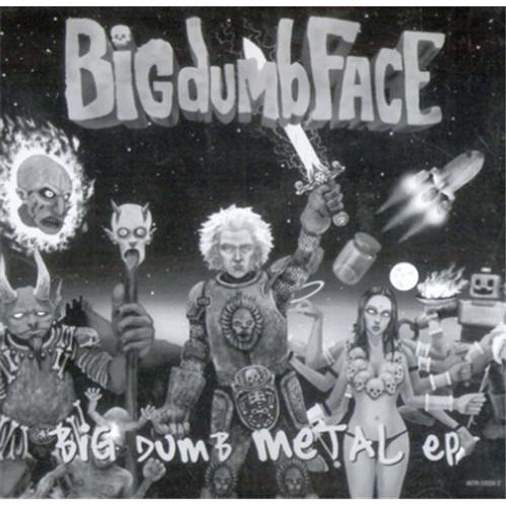 Big Dumb Face Big Dumb Metal EP US Promo CD single (CD5 / 5") INTR-10330-2