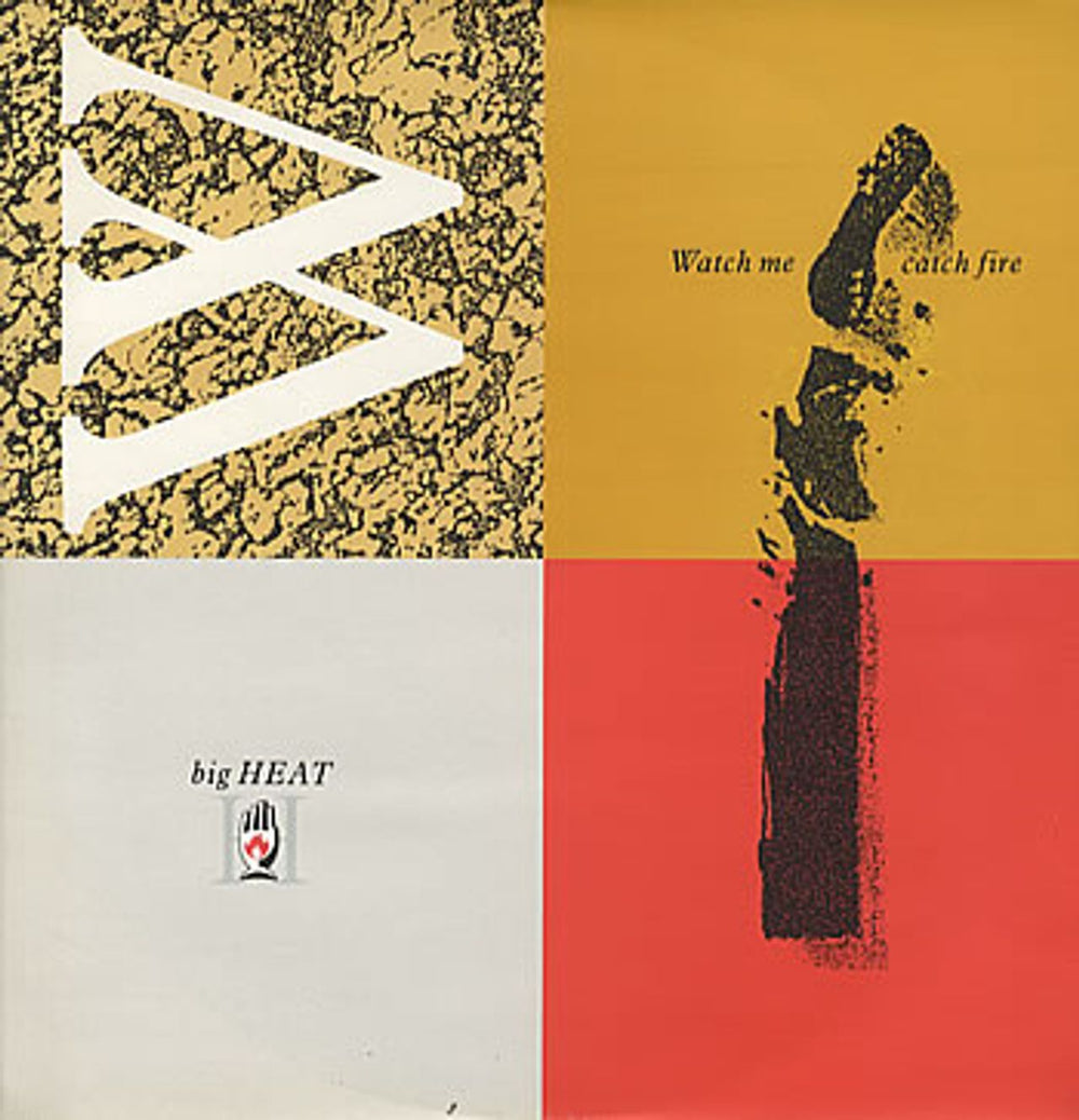 Big Heat Watch Me Catch Fire UK 12" vinyl single (12 inch record / Maxi-single) AMY239