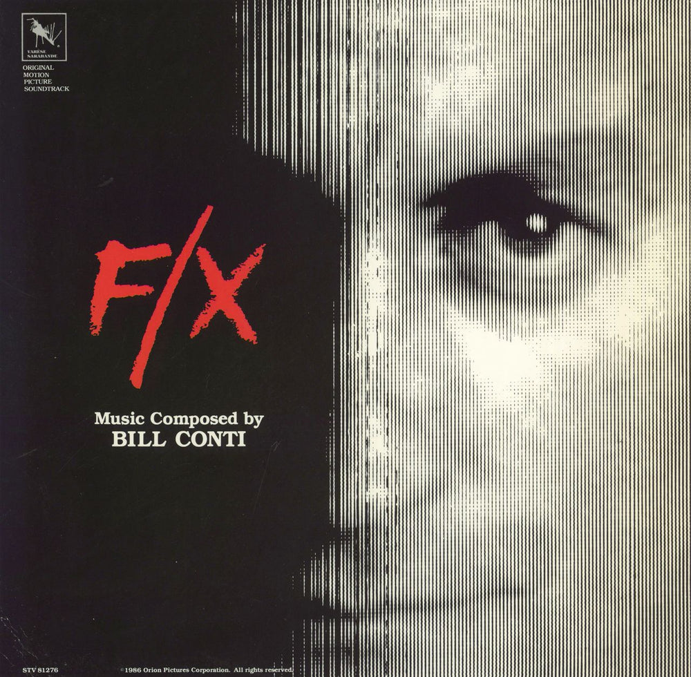 Bill Conti F/X OST US vinyl LP album (LP record) STV81276