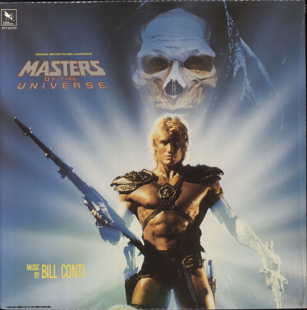 Bill Conti Masters Of The Universe - shrink US vinyl LP album (LP record) STV81333