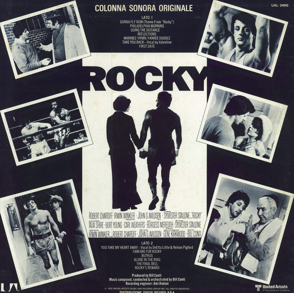 Bill Conti Rocky Italian vinyl LP album (LP record)