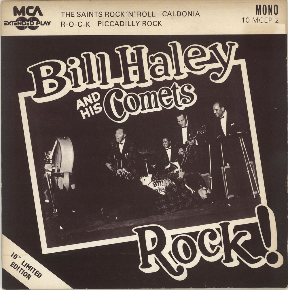 Bill Haley & The Comets Rock! UK 10" vinyl single (10 inch record) 10MCEP2