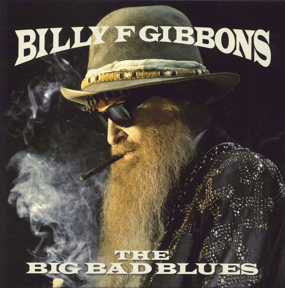 Billy F. Gibbons The Big Bad Blues - Blue Vinyl UK vinyl LP album (LP record) 00888072057999