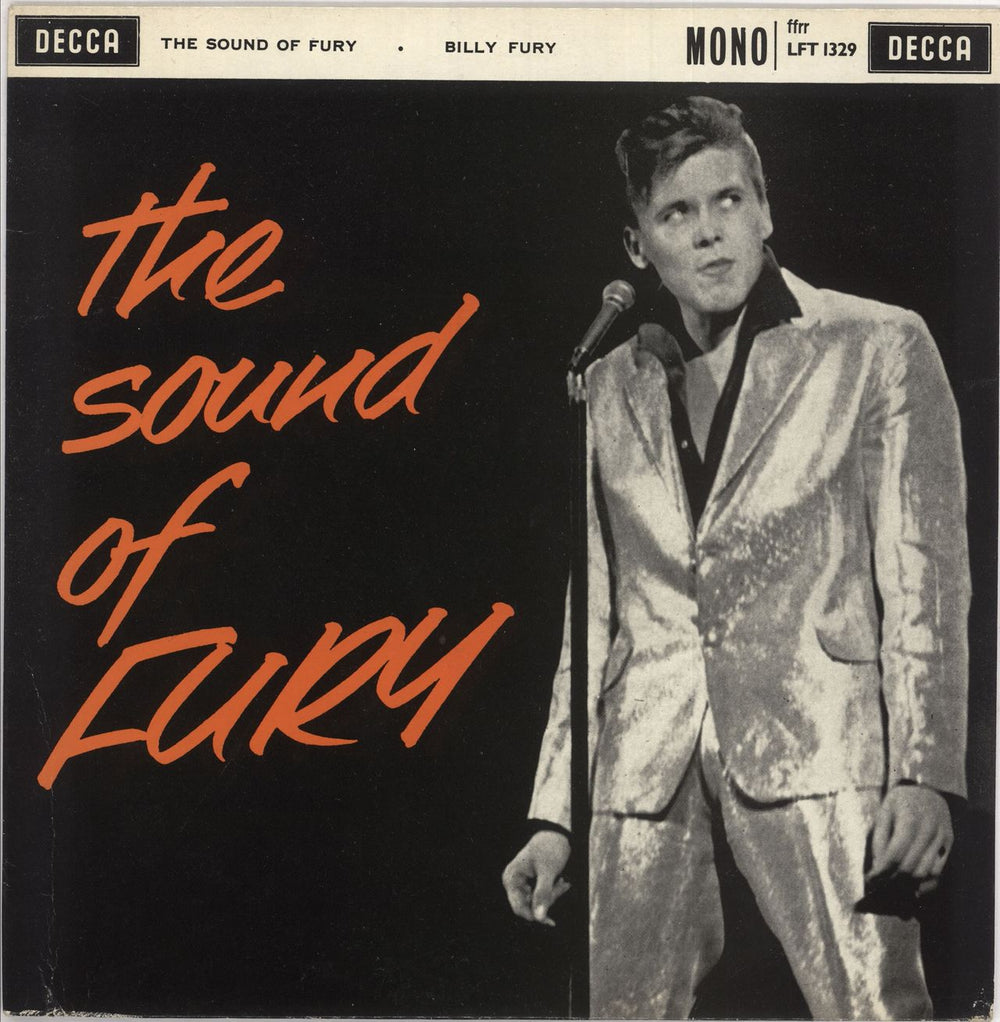 Billy Fury The Sound Of Fury UK 10" vinyl single (10 inch record) LFT1329