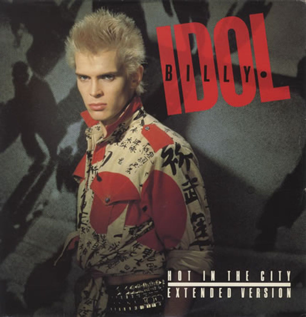 Billy Idol Hot In The City UK 12" vinyl single (12 inch record / Maxi-single) CHS122625