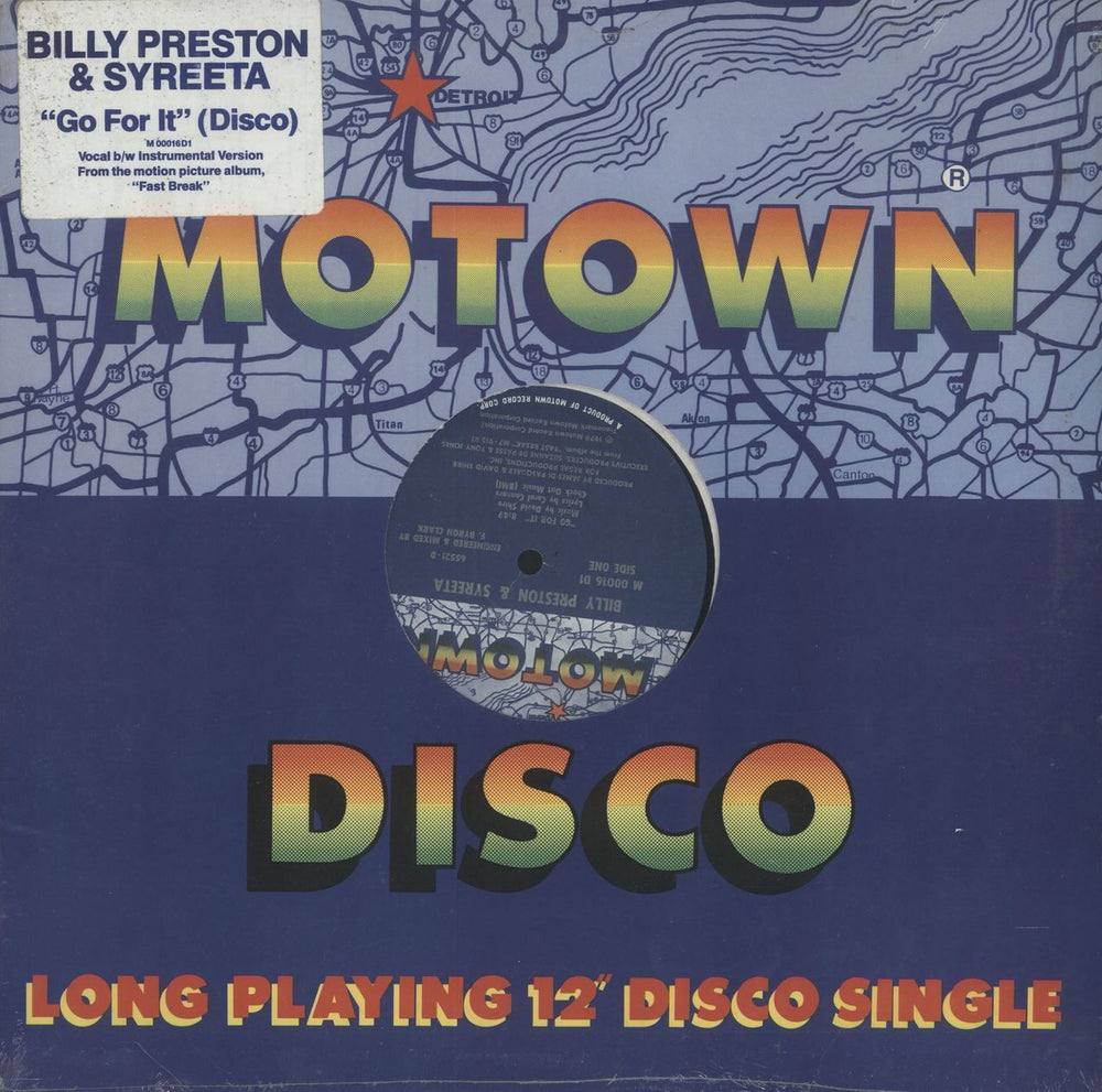 Billy Preston Go For It - Sealed US 12" vinyl single (12 inch record / Maxi-single) M00016D1