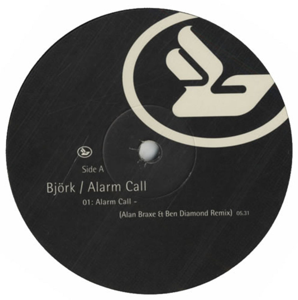 Björk Alarm Call - A.Braxe & B.Diamond Remix UK Promo 12" vinyl single (12 inch record / Maxi-single) 232TP12P4