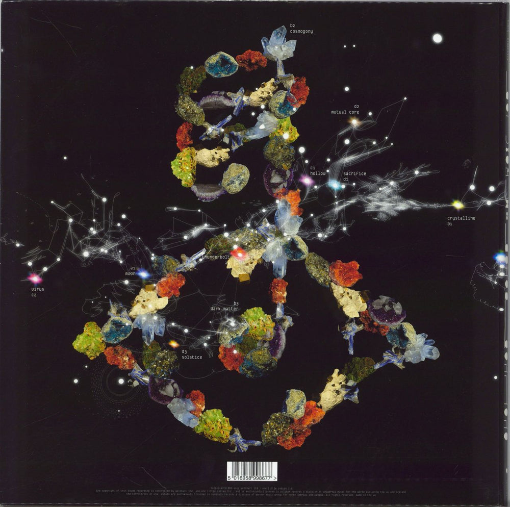 Björk Biophilia - Blue & Orange Vinyl UK 2-LP vinyl record set (Double LP Album) 5016958998677