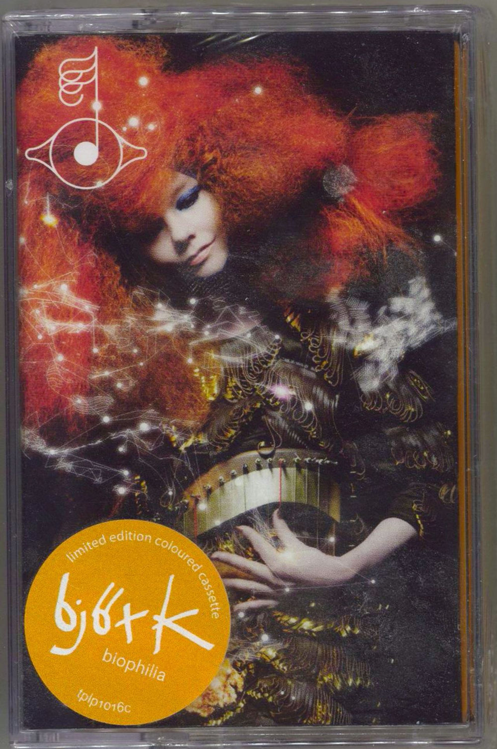 Björk Biophilia - Orange - Sealed UK cassette album TPLP1016C