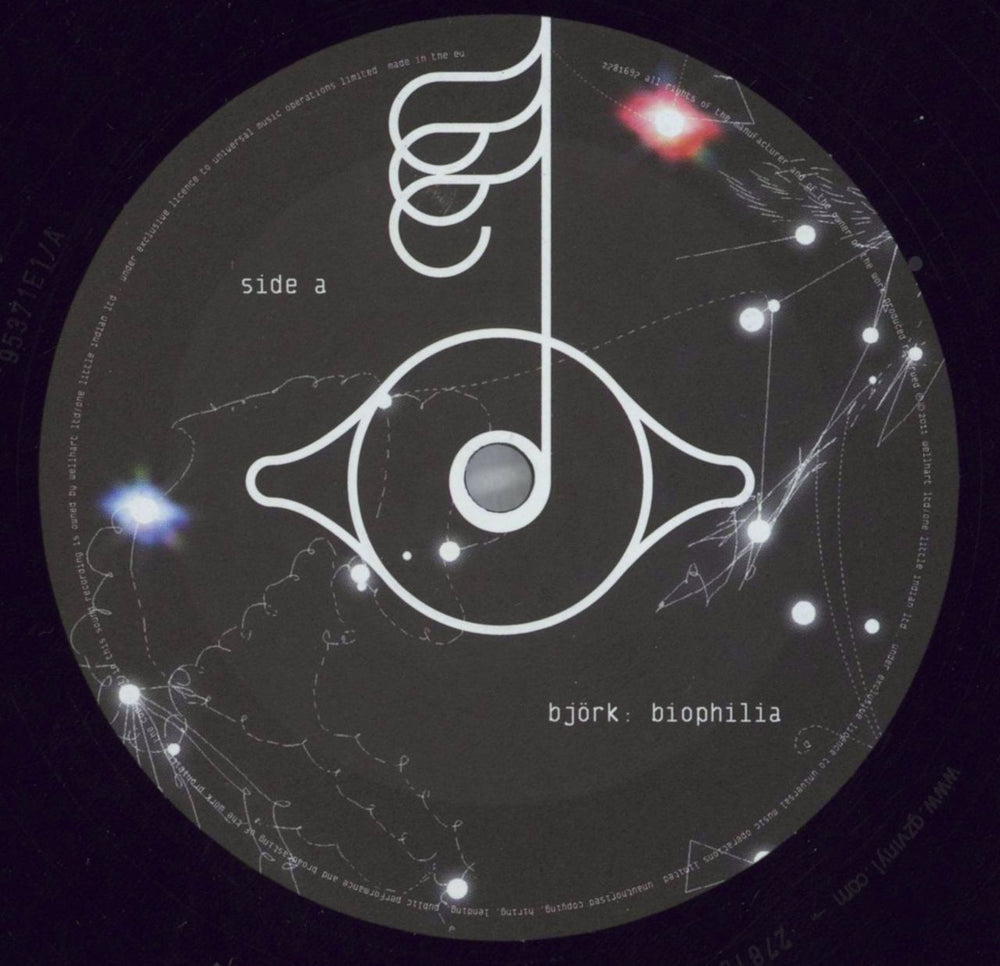 Björk Biophilia UK 2-LP vinyl record set (Double LP Album) BJK2LBI826702