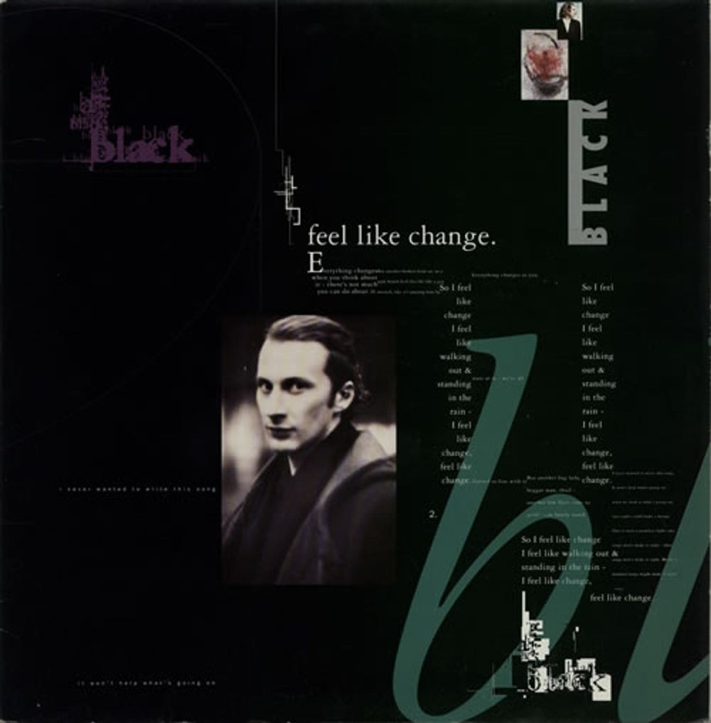 Black Feel Like Change UK 12" vinyl single (12 inch record / Maxi-single) AMY780