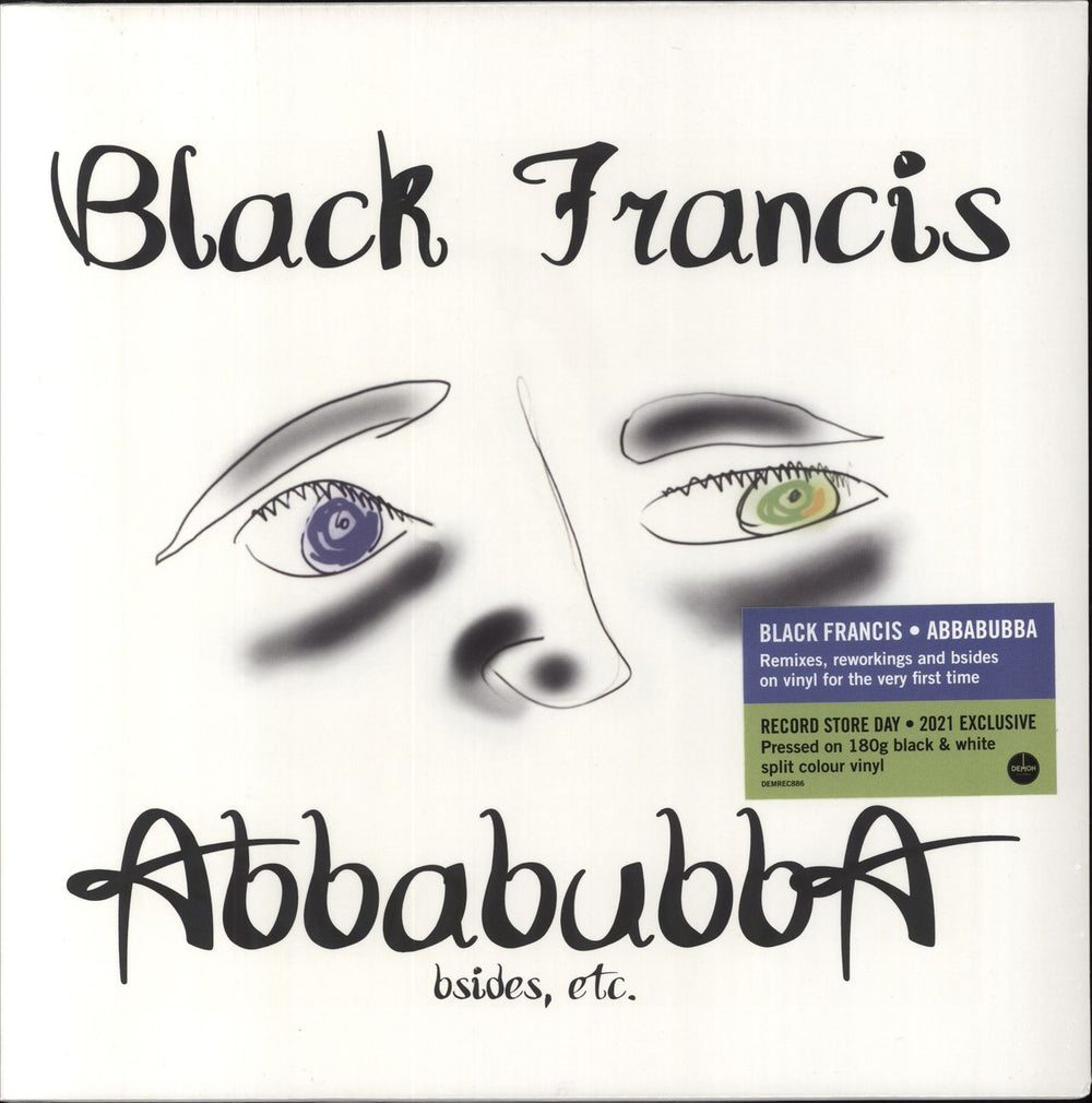 Black Francis Abbabubba - 180gm Black/White - Sealed UK vinyl LP album (LP record) DEMREC886