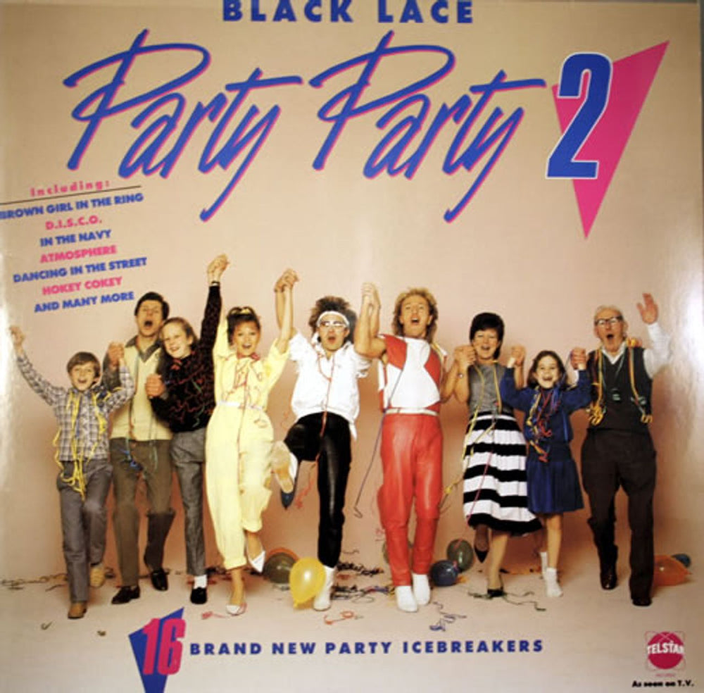 Black Lace (UK) Party Party 2 UK vinyl LP album (LP record) STAR2266