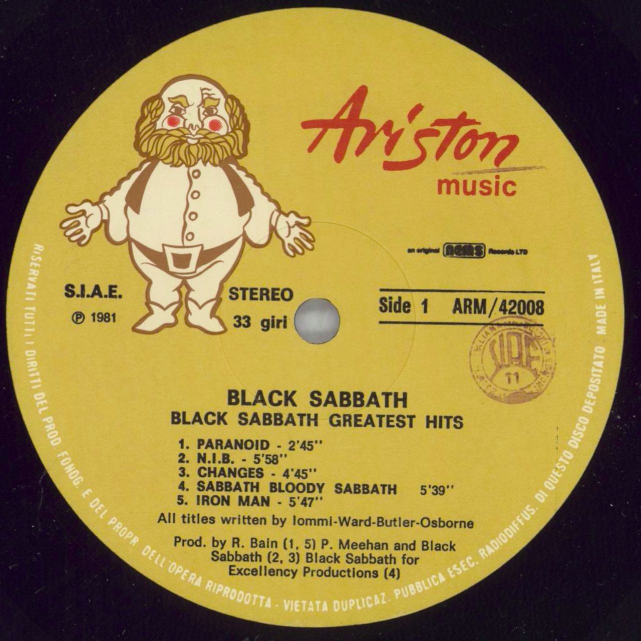 Black Sabbath Greatest Hits 2 Vinilo Nuevo Ozzy Osbourn