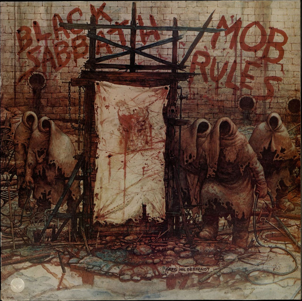 Black Sabbath Mob Rules - Publication Phonogram text French vinyl LP album (LP record) 6302119