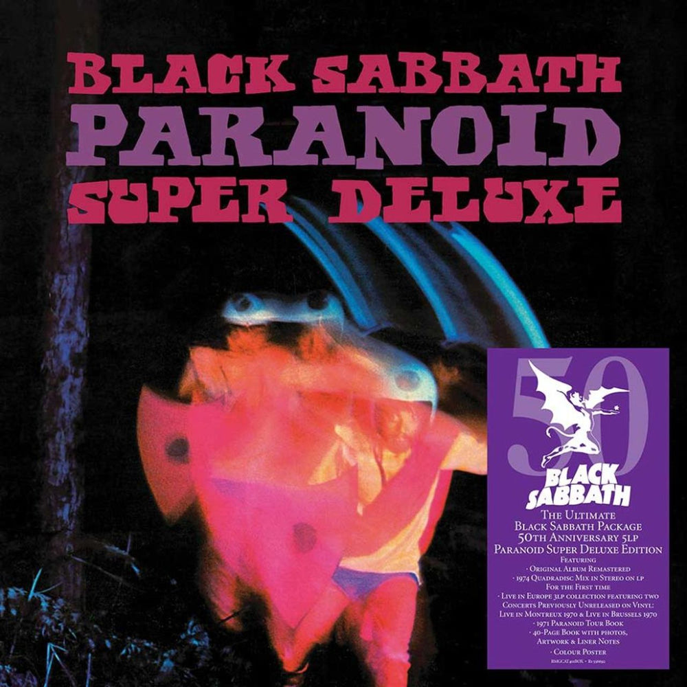 Black Sabbath Paranoid - 50th Anniversary Edition - Sealed UK Vinyl Box Set 4050538619638