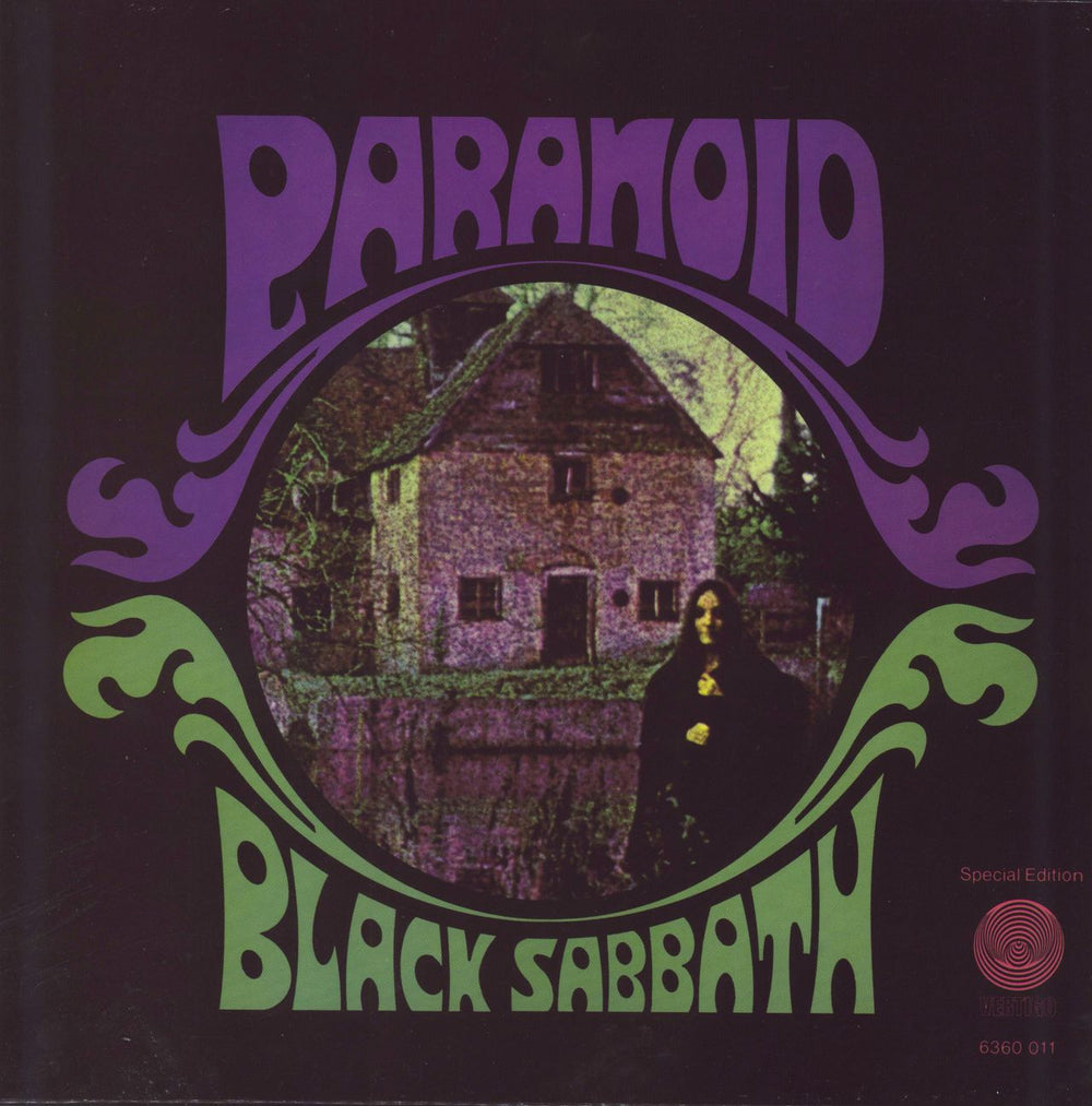 Black Sabbath Paranoid Swiss vinyl LP album (LP record) 6360011