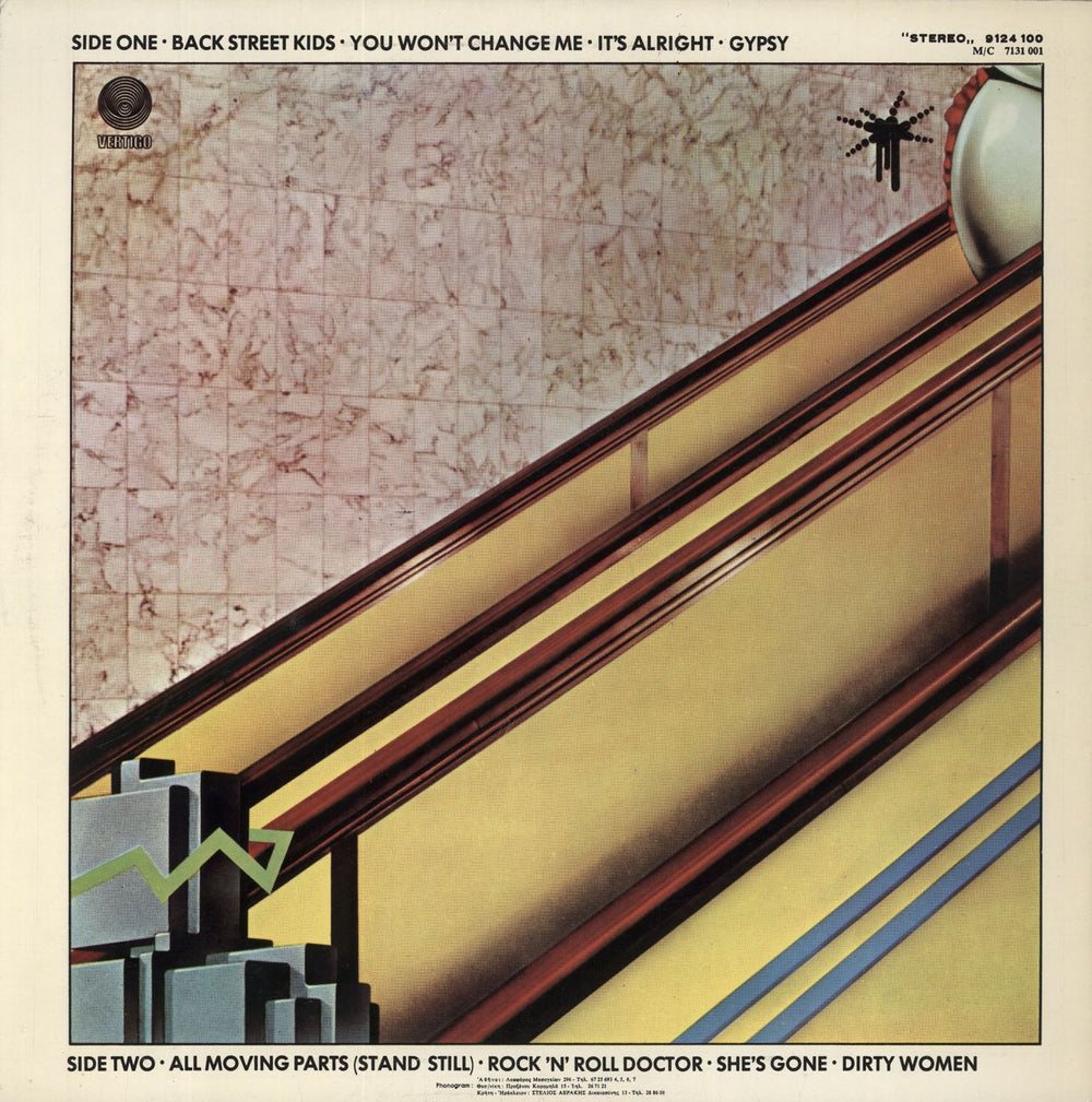 Black Sabbath Technical Ecstasy Greek vinyl LP album (LP record)