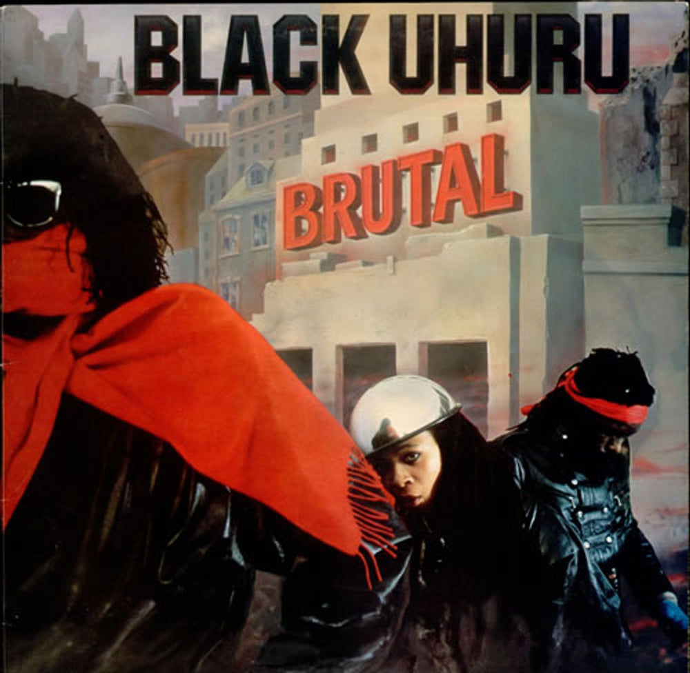 Black Uhuru Brutal US vinyl LP album (LP record) RAS3015