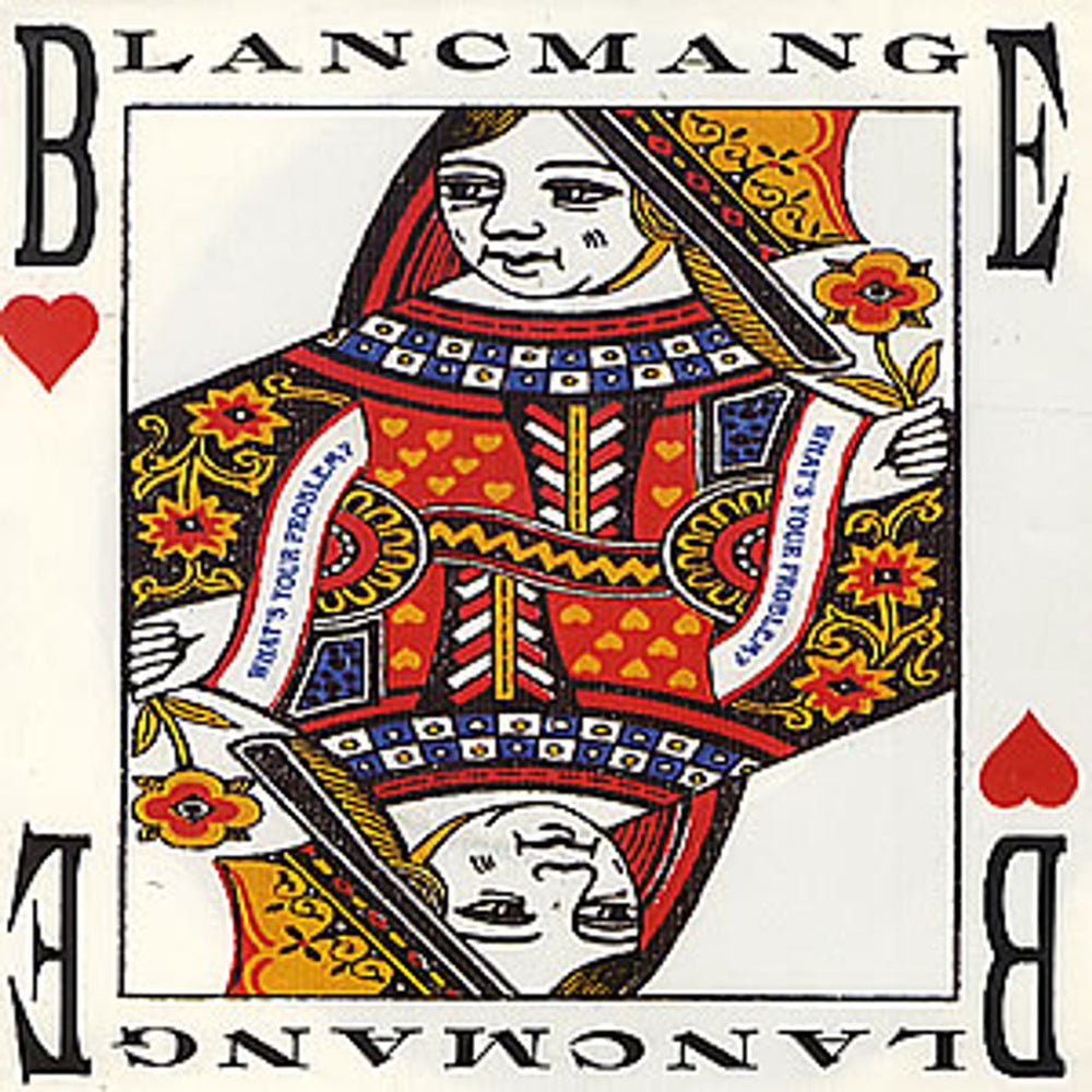 Blancmange What's Your Problem? UK 7" vinyl single (7 inch record / 45) BLANC9