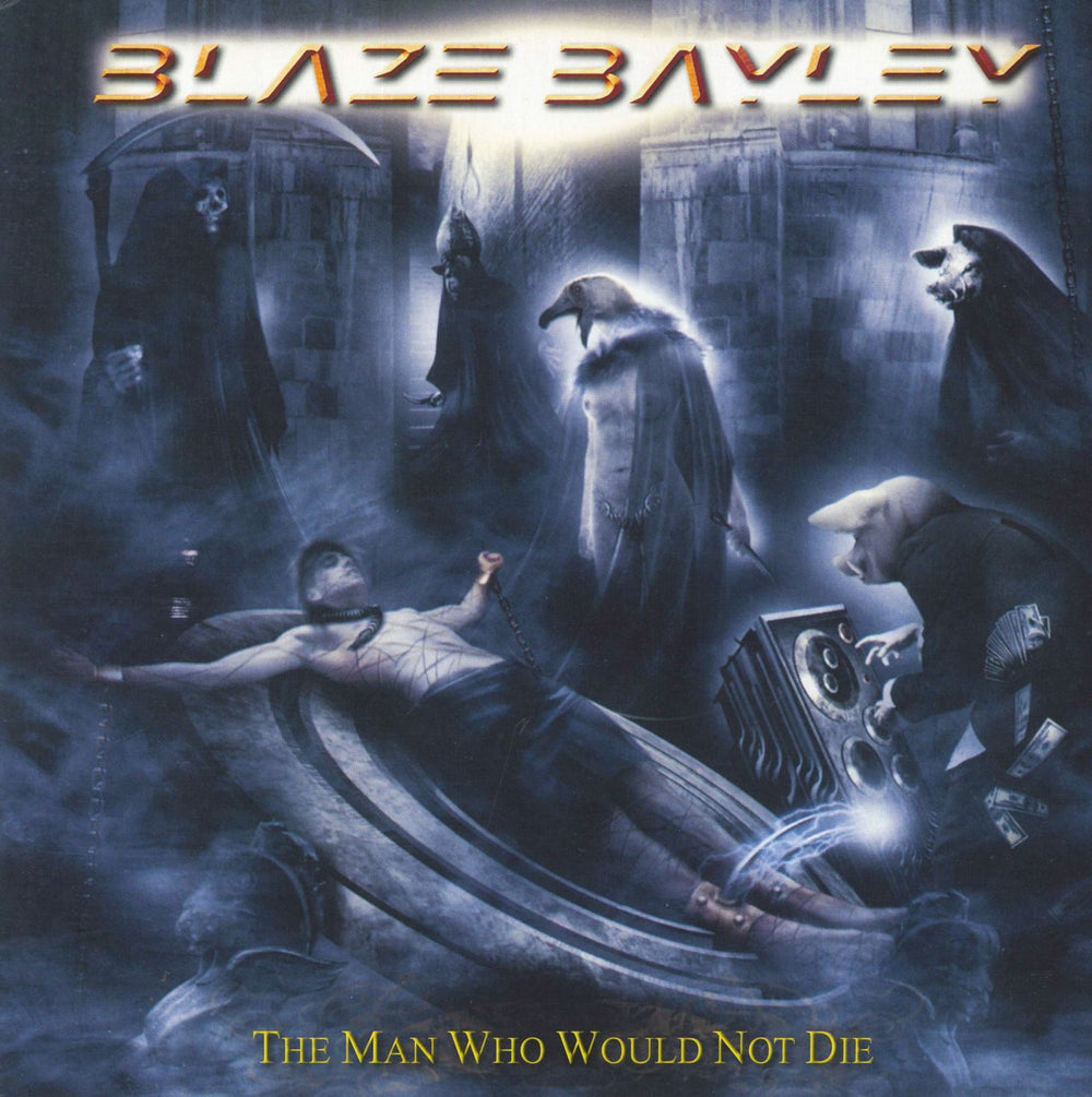 Blaze Bayley The Man Who Would Not Die UK 2-LP vinyl record set (Double LP Album) BBRDV001