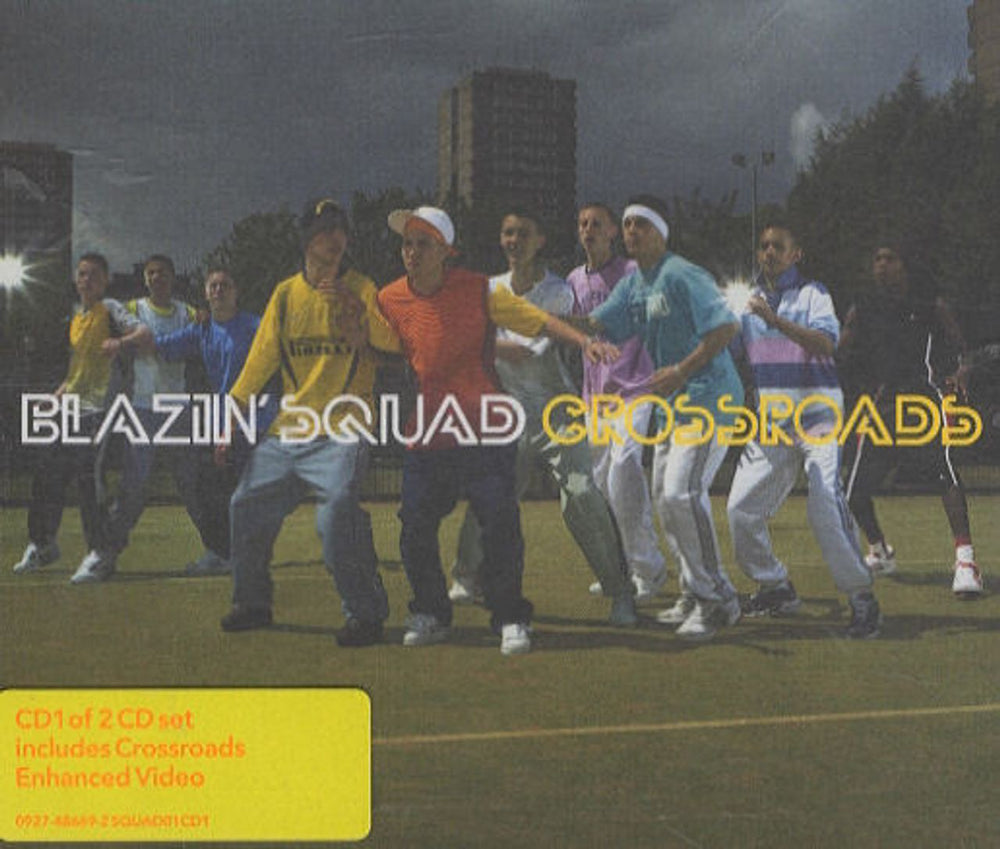 Blazin' Squad Crossroads UK CD single (CD5 / 5") SQUAD01CD1