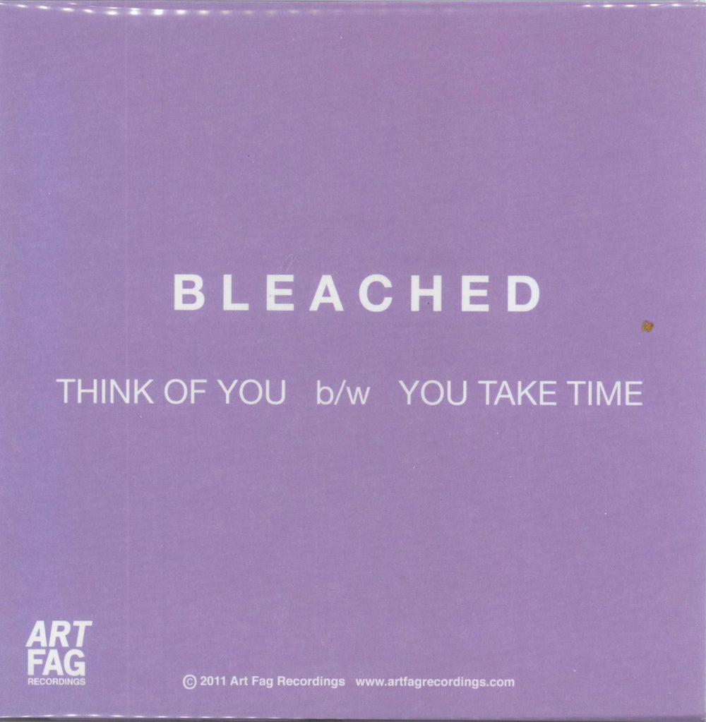 Bleached Carter - Purple US 7" vinyl single (7 inch record / 45)