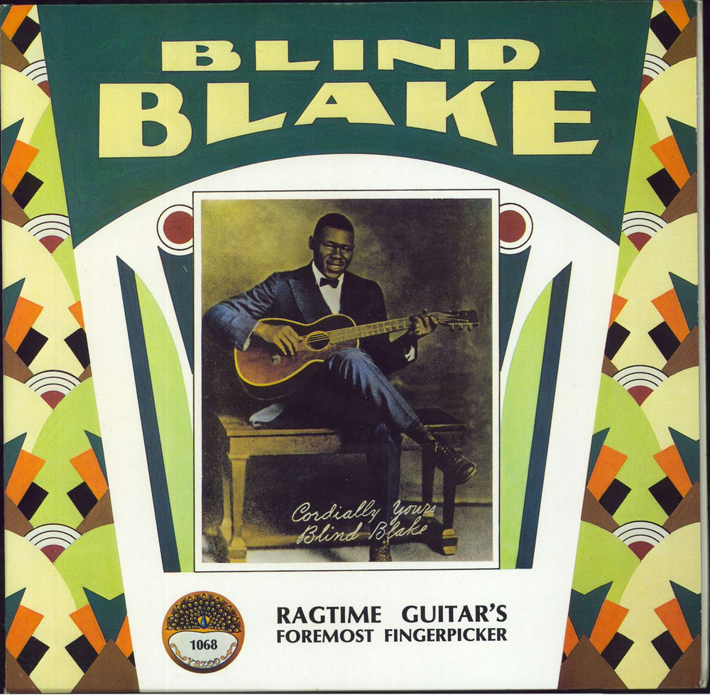Blind Blake Ragtime Guitar's Foremost Fingerpicker US 2-LP vinyl record set (Double LP Album) L-1068