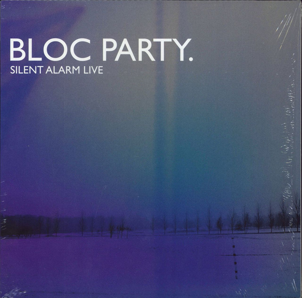 Bloc Party Silent Alarm Live - shrink UK vinyl LP album (LP record)