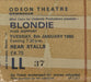 Blondie European Tour 1980 UK tour programme BLOTREU785811