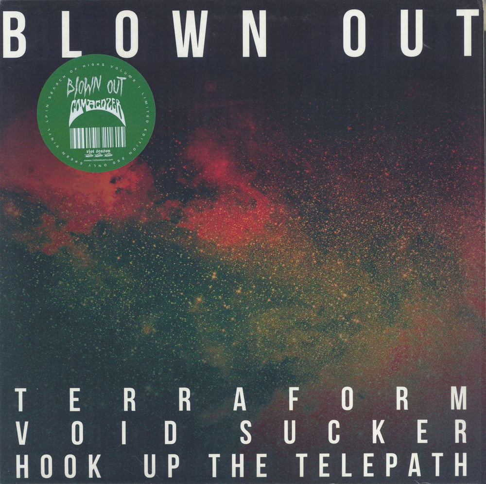 Blown Out In Search Of Highs Volume 1 - Green vinyl UK vinyl LP album (LP record) REPOSELP065